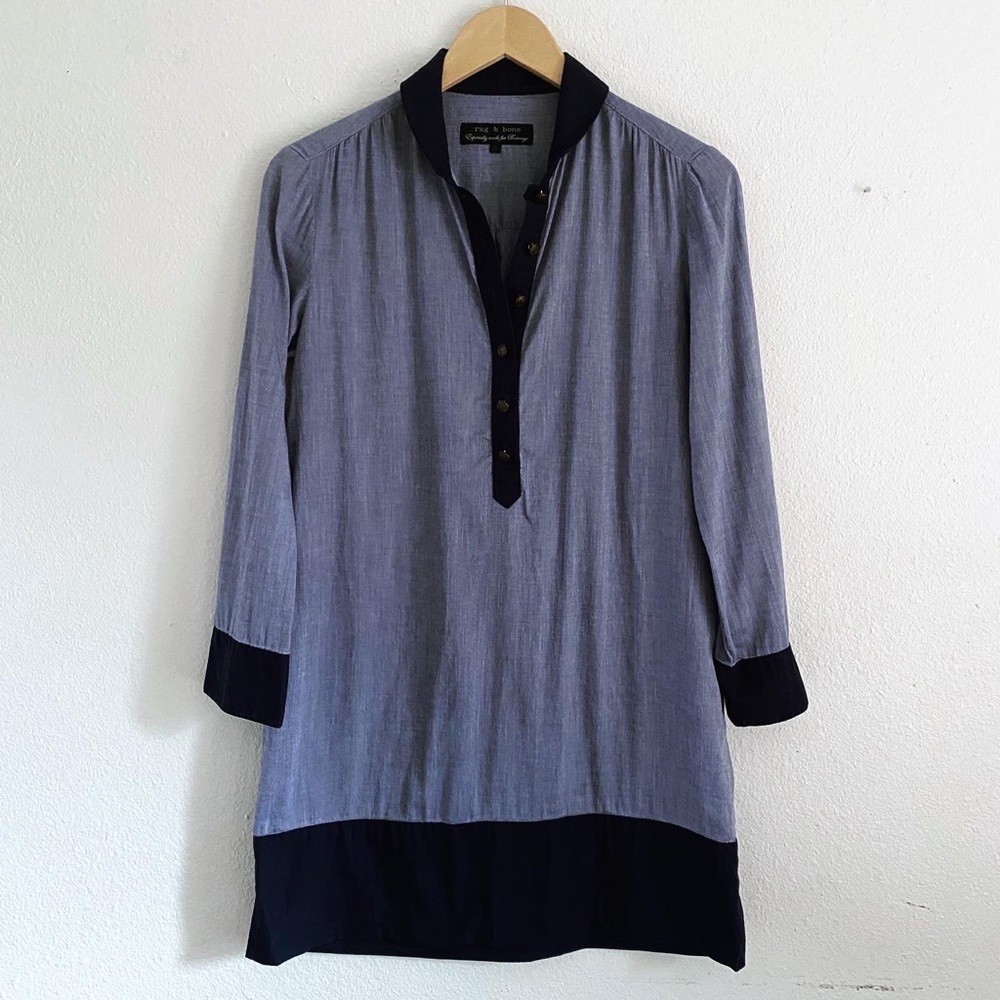 Rag & Bone Chambray Tunic Dress